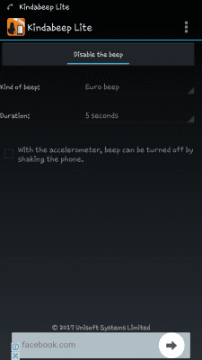 Capture d'écran de l'application Kindabeep Lite - #3