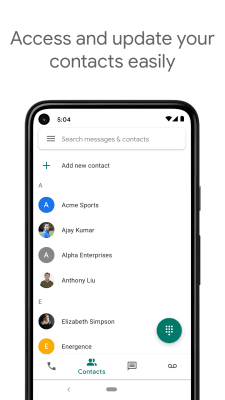 Capture d'écran de l'application Google Voice - #5