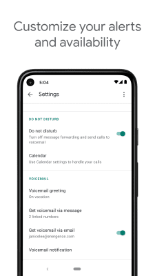 Capture d'écran de l'application Google Voice - #6