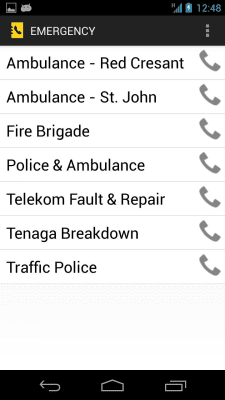Capture d'écran de l'application Malaysia Phone Directory - #2