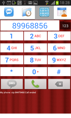 Capture d'écran de l'application yePhone - free calls - #1