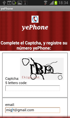 Capture d'écran de l'application yePhone - free calls - #3