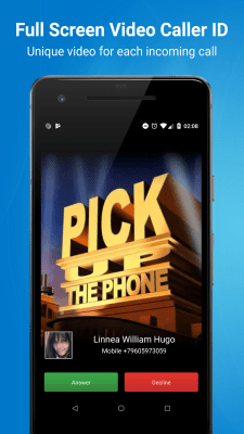 Capture d'écran de l'application Video Caller Id - #1