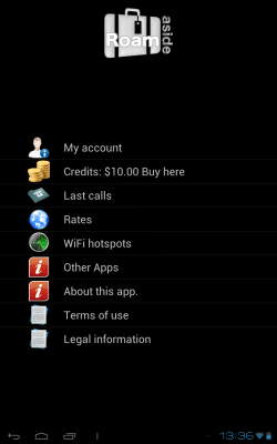 Capture d'écran de l'application RoamAside - #7
