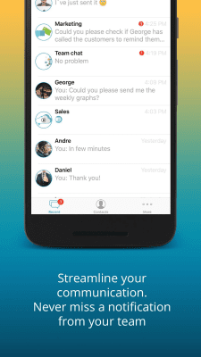 Capture d'écran de l'application Brosix - #4