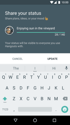 Capture d'écran de l'application Hangouts - #5