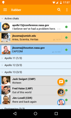 Capture d'écran de l'application Xabber - #2
