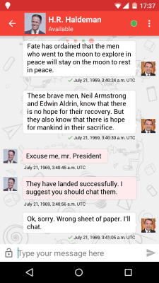 Capture d'écran de l'application Xabber - #3