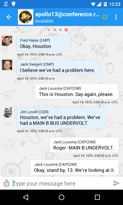 Capture d'écran de l'application Xabber - #4