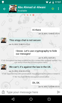 Capture d'écran de l'application Xabber - #5
