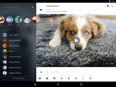 Capture d'écran de l'application Wire - #6