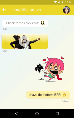 Capture d'écran de l'application Jongla - Instant Messenger - #6