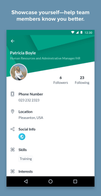 Capture d'écran de l'application Zoho Connect - #7