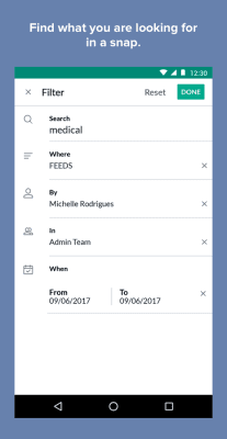 Capture d'écran de l'application Zoho Connect - #8