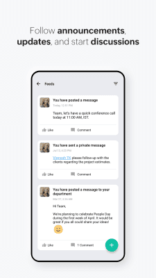 Capture d'écran de l'application HR management app - Zoho People - #8