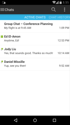 Capture d'écran de l'application Connections Chat - #3