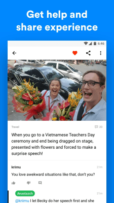 Capture d'écran de l'application 9CHAT: International Forum, Groups & Communities - #3