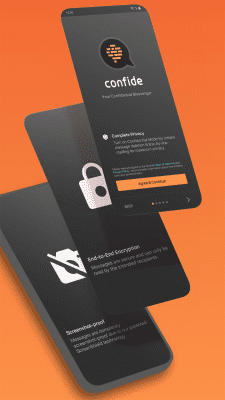 Capture d'écran de l'application Confide - #1