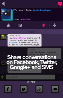 Capture d'écran de l'application First for Gamers - #4