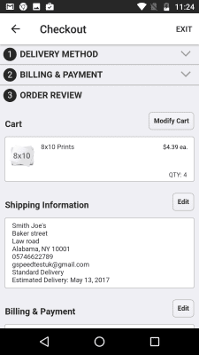 Capture d'écran de l'application Kicksend - #7