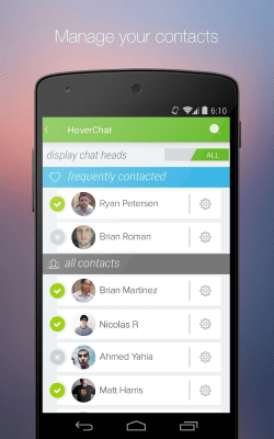Capture d'écran de l'application HoverChat Free (Ninja SMS) - #4