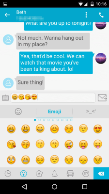 Capture d'écran de l'application Handcent SMS - #3