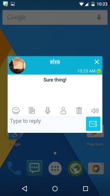 Capture d'écran de l'application Handcent SMS - #5