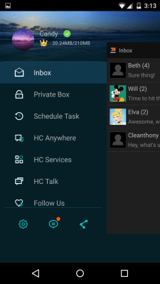 Capture d'écran de l'application Handcent SMS - #8