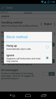 Capture d'écran de l'application Private Place SMS MMS CALLS - #7