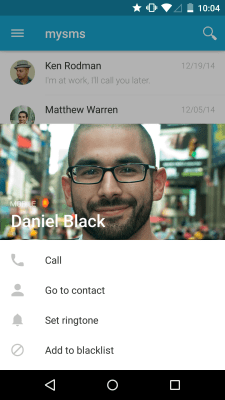 Capture d'écran de l'application MySMS - #8