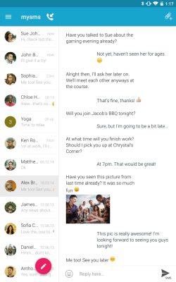 Capture d'écran de l'application MySMS - #9
