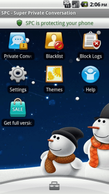 Capture d'écran de l'application Private SMS & call - #3