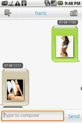 Capture d'écran de l'application Private SMS & call - #4