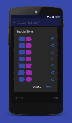 Capture d'écran de l'application Textra SMS - #4