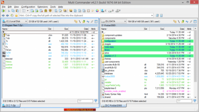 Capture d'écran de l'application Multi Commander - #3