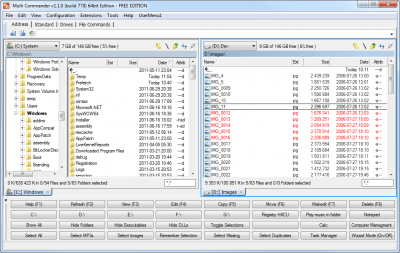 Capture d'écran de l'application Portable Multi Commander - #1