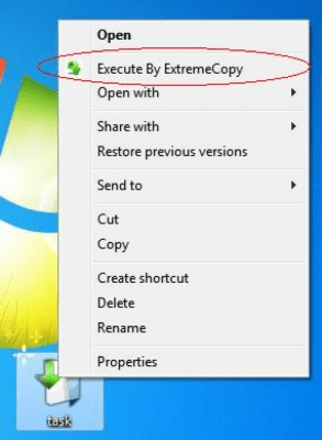 Capture d'écran de l'application ExtremeCopy - #3