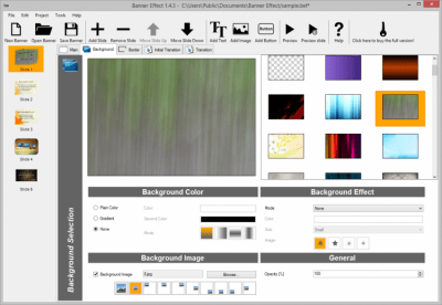 Capture d'écran de l'application Banner Effect - #3