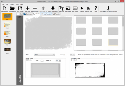 Capture d'écran de l'application Banner Effect - #4