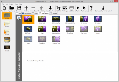 Capture d'écran de l'application Banner Effect - #5