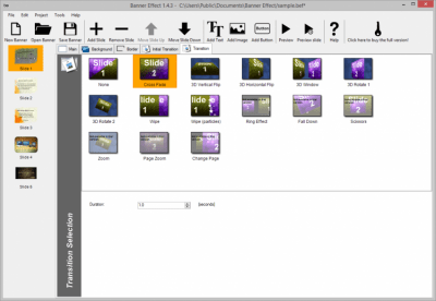 Capture d'écran de l'application Banner Effect - #6