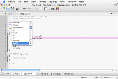 Capture d'écran de l'application Editra - #4