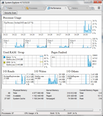 Capture d'écran de l'application System Explorer Portable - #3