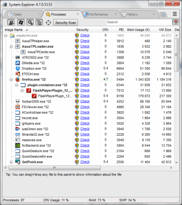 Capture d'écran de l'application System Explorer Portable - #4