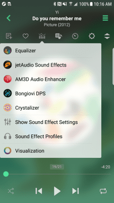 Capture d'écran de l'application jetAudio HD Music Player - #1