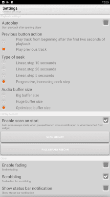 Capture d'écran de l'application Xplay music player - #5