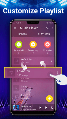 Capture d'écran de l'application Lecteur de musique - Lecteur MP3 - #2