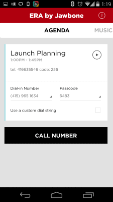 Capture d'écran de l'application JAMBOX / ERA Companion - #5