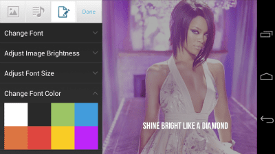 Capture d'écran de l'application TuneWiki Gold - #6