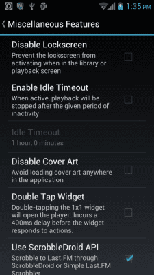 Capture d'écran de l'application Ultra Music-Player - #6